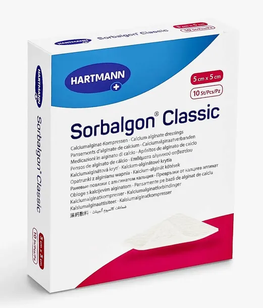 HARTMANN - Sorbalgon Classic- 5 cm x 5 cm - 10 szt.