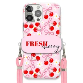 etui-do-iphone-13-pro-case-uchwyt-sznurek-rozowy-fresh-cherry-kokardy