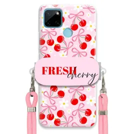 etui-do-realme-c21y-case-uchwyt-sznurek-roz-fresh-cherry-wisienki-kokardki