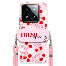 etui-do-xiaomi-14-pro-case-uchwyt-sznurek-rozowy-fresh-cherry-kokardy