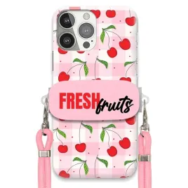 etui-do-iphone-13-pro-case-uchwyt-sznurek-rozowy-fresh-fruits-kratka