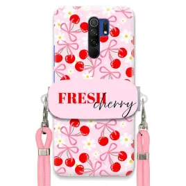 etui-do-xiaomi-redmi-9-case-uchwyt-sznurek-rozowy-fresh-cherry-kokardy