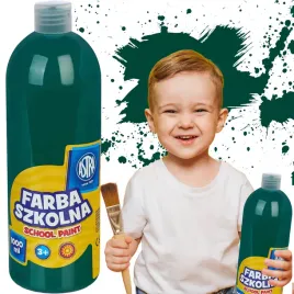 farba-plakatowa-w-butelce-1000ml-ciemnozielona-do-szkoly