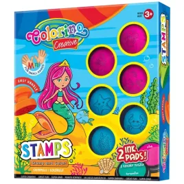 pieczatki-stemple-syrenki-colorino-zestaw