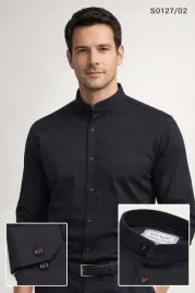koszula-stojka-garniturowa-struktura-czarna-sportowa-elegancka-slim-r-m