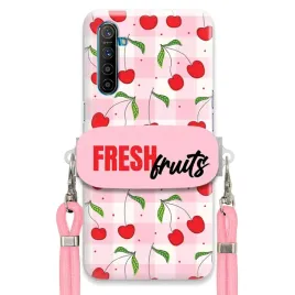 etui-do-realme-x2-case-uchwyt-sznurek-rozowy-fresh-fruits-kratka-owoce