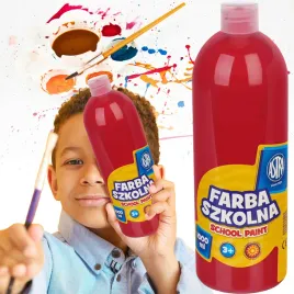 farba-plakatowa-w-butelce-1000ml-czerwona-do-szkoly