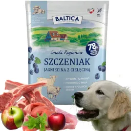 Zdjęcie produktu Baltica Smaki Regionów Szczeniak Jagnięcina z Cielęciną 1kg dla szczeniąt