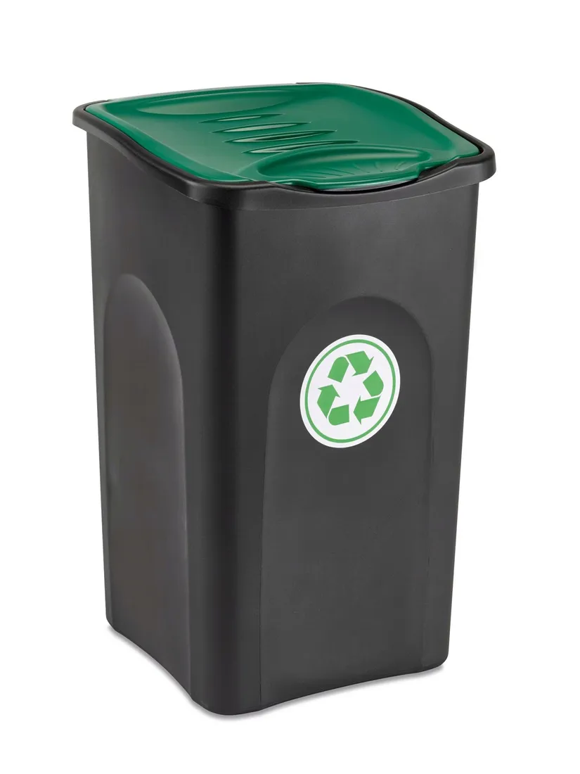 kosz-do-segregacji-smieci-50l-czerwony-stan-nowy