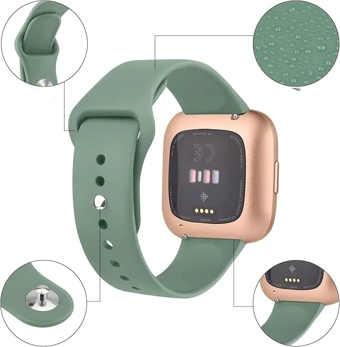 pasek-silikonowy-do-fitbit-versa-zielony-stan-nowy
