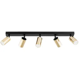 lampa-sufitowa-nowoczesna-czarna-zlota-reflektorki-ruchome-70-cm-5-pkt-alfa