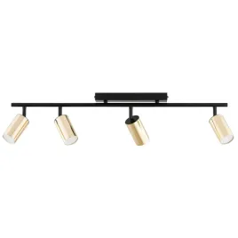 lampa-sufitowa-czarna-zlota-reflektorki-regulowane-4-pkt-listwa-75-cm-alfa