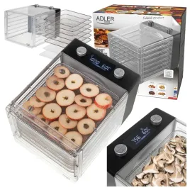 suszarka-do-grzybow-ziol-i-zywnosci-6-programow-regulacja-metalowe-sitka