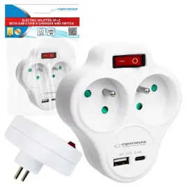 rozgaleznik-elektryczny-2-gniazda-z-wylacznikiem-ladowarka-usb-c-usb-a