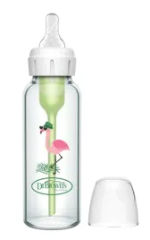 dr-brown-s-butelka-szklana-250ml-waska-options-dekor-flaming-smoczek-3m