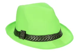 kapelusz-al-capone-zielony-jasny-ze-zlota-lamowka-imprezowy-karnawal