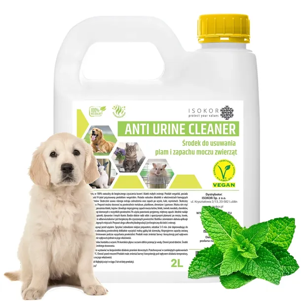 NEUTRALIZATOR POCHŁANIACZ ZAPACHU MOCZU PSA ANTI URINE 2L USUWANIE ZAPACHU
