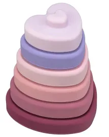 baby-in-world-wieza-ukladanka-silikonowa-sensoryczna-serca-lilac