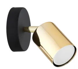 lampa-scienna-kinkiet-tuba-metal-spot-led-gu10-zloty-czarny-bialy