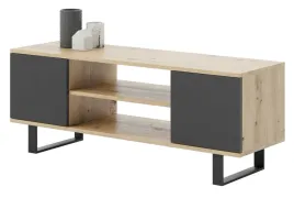 szafka-rtv-stolik-pod-tv-loft-155x49x40cm-dab-artisan-czarny