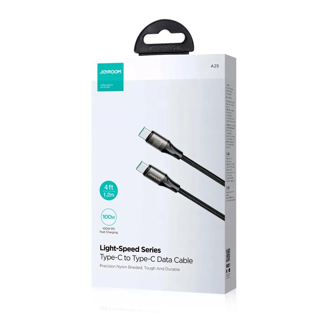kabel-joyroom-usb-typ-c-usb-typ-c-12-m-czarny