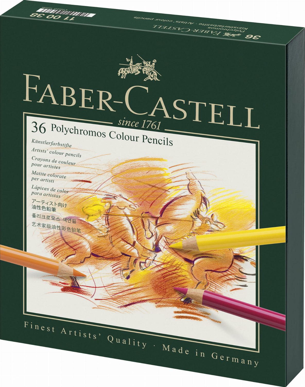 FABER-CASTELL Kredki Polychromos 36 kolorów Studio Box
