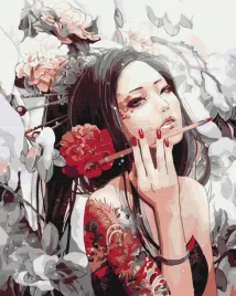 malowanie-po-numerach-dziewczyna-z-tatuazem