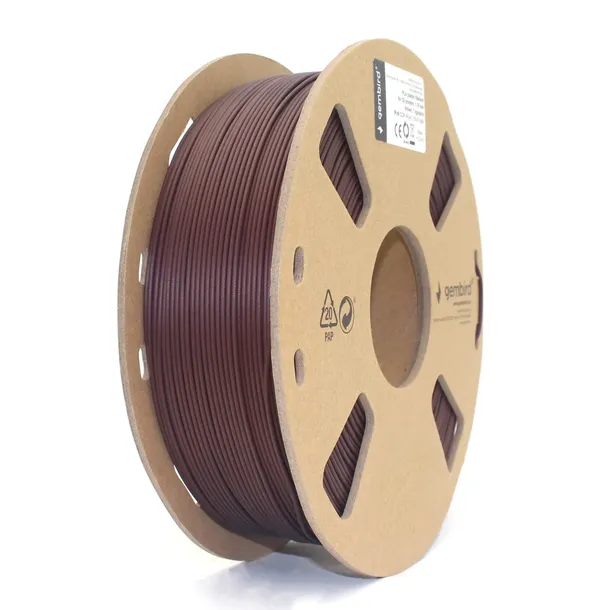 gembird-filament-pla-brazowy-3dppla1-7501br-waga-filamentu-1000-g