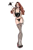 bombshell-boudoir-hook-up-front-corset-set-black-m-rozmiar-uniwersalny