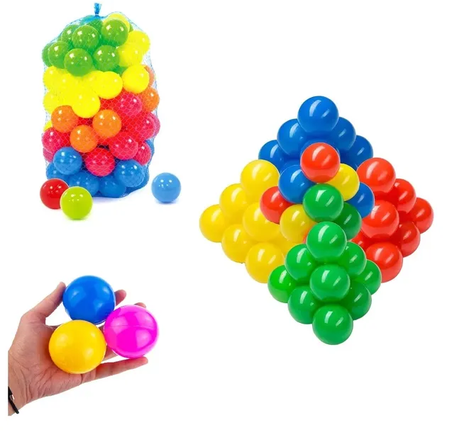 Piłki Kulki Piłeczki do Suchego Basenu dla Dzieci EVERPLAST 6 cm 100 szt