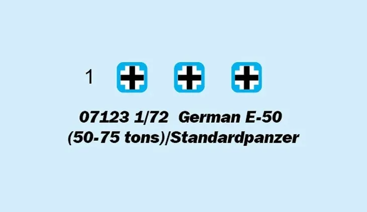 trumpeter-07123-german-e-50-50-75-tons-standardpanzer-1-72-okres-ii-wojna-swiatowa