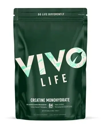 VIVO LIFE KREATYNA ODŻYWKA MONOHYDRAT KREATYNY 252G 84 PORCJE VEGAŃSKA