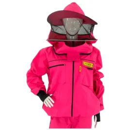 bluza-pszczelarska-rozpinana-z-kapeluszem-rozowa-rozmiar-xl-premium
