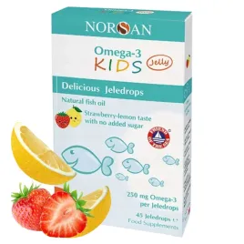 norsan-omega-3-fisk-zelki-dla-dzieci-odpornosc-truskawka-cytryna-45-zelek