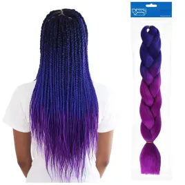 niebiesko-fioletowe-syntetyczne-wlosy-na-kolorowe-warkoczyki-pasma-ombre