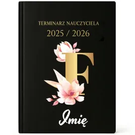 kalendarz-nauczyciela-a5-25-26-zlota-litera-kwiaty-personalizowany-f-imie