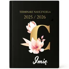 kalendarz-nauczyciela-a5-25-26-zlota-litera-kwiaty-personalizowany-c-imie