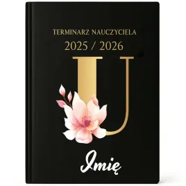 kalendarz-nauczyciela-a5-25-26-zlota-litera-kwiaty-personalizowany-u-imie