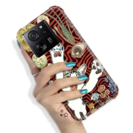 etui-anti-shock-do-xiaomi-13t-pancerne-zabawne-zwierzeta-pink-trendy-wzory