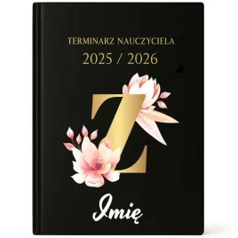 kalendarz-nauczyciela-a5-25-26-zlota-litera-kwiaty-personalizowany-z-imie