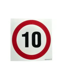 znak-drogowy-b33-ograniczenie-predkosci-10-km-h-z-uchwytem-montazowym