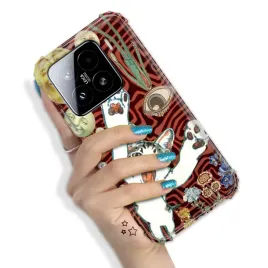 etui-anti-shock-do-xiaomi-15-pancerne-zabawne-zwierzeta-pink-trendy-wzory