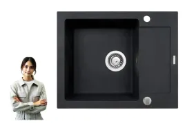 zlewozmywak-pyramis-mido-62x50-1b-1d-czarny