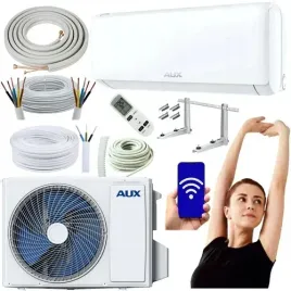 klimatyzator-scienny-aux-q-smart-plus-ii-53-kw-wi-fi-uv-grzanie-zestaw-3m