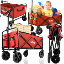 wozek-plazowy-sunshine-czerwony-skladany-turystyczny-plaza-kemping-100kg