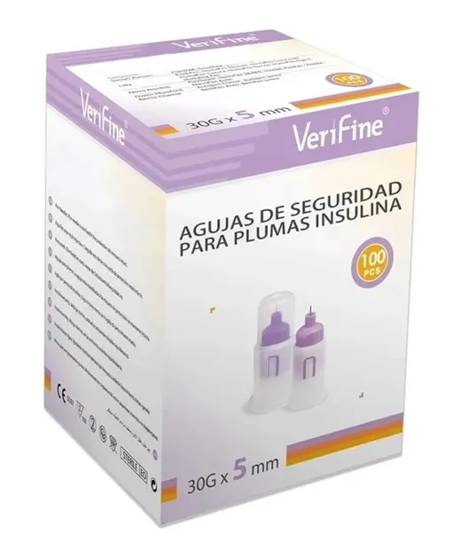 Verifine bezpieczne Igły do penów G30 x 5mm - 100szt