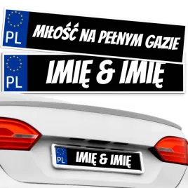 naklejka-na-tablice-samochodowa-na-slub-na-wesele-milosc-na-pelnym-gazie