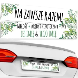 naklejka-na-tablice-smieszne-samochodowa-na-slub-na-wesele-na-zawsze-razem