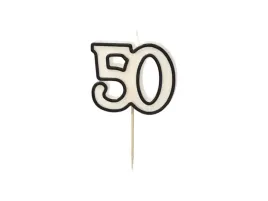 swieczka-urodzinowa-liczba-50-55cm-bialo-czarna-na-tort-50-urodziny