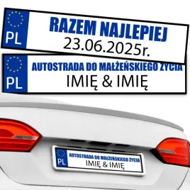 naklejka-na-tablice-samochodowa-na-slub-na-wesele-autostrada-do-malzenstwa